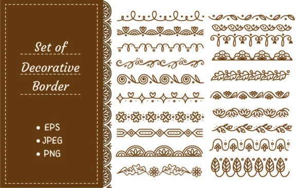 Download Set of Decorative Border, Wedding Design - Wedding design Collection
