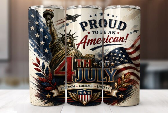 Download Patriotic 4th of July Tumbler Wrap PNG - Premium Resources