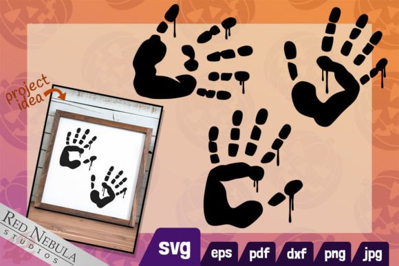 Download Halloween Handprint SVG Silhouettes - Svg silhouette Collection
